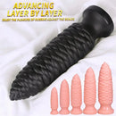 6.1in 7.67in 9.05in 10.43in 11.8in Big Anal Plug Scaly Thick Dildo Odd Sex Toy