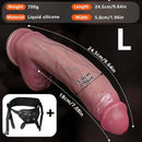 6.1in 7.67in 9.64in Curved Real Strap on Dildo Realistic Sex Toy For Adults