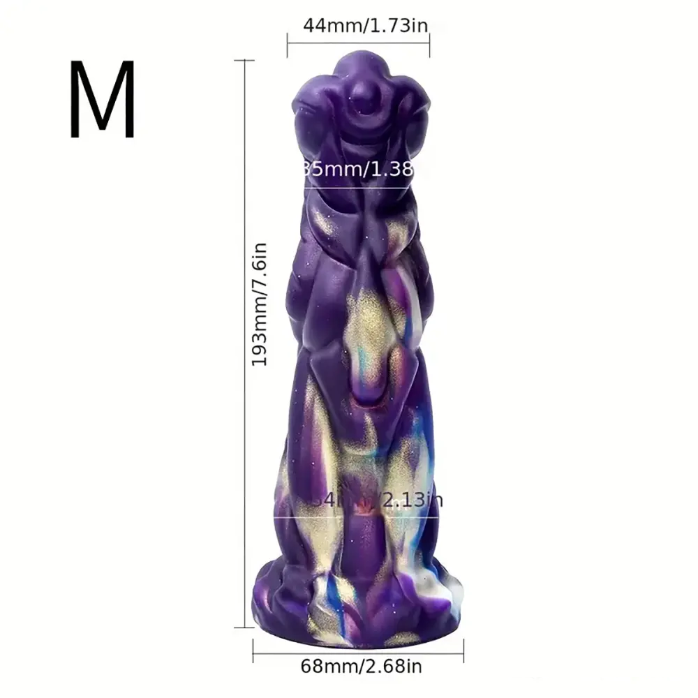 6.1in 7.6in 8.78in Silicone Soft Dragon Monster Dildo For G-spot Stimulator