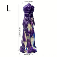 6.1in 7.6in 8.78in Silicone Soft Dragon Monster Dildo For G-spot Stimulator