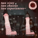 6.1in 7.71in Horse Penis Dildo Sleeve Realistic Texture Stem Pulse Cock Sleeve