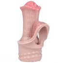 6.1in 7.71in Horse Penis Dildo Sleeve Realistic Texture Stem Pulse Cock Sleeve