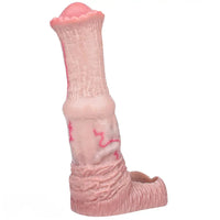 6.1in 7.71in Horse Penis Dildo Sleeve Realistic Texture Stem Pulse Cock Sleeve