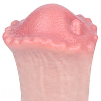 6.1in 7.71in Horse Penis Dildo Sleeve Realistic Texture Stem Pulse Cock Sleeve