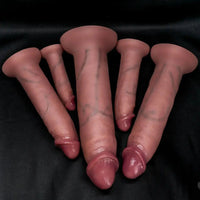 6.1in 7.87in 9.64in 11.22in 12.59in Realistic Big Dildo Adult Intimacy Accessory