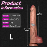 6.1in 7.87in 9.64in 11.41in 13.38in Strap on Real Foreskin Long Big Dildo