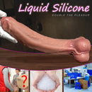 6.1in 7.87in 9.64in 11.41in 13.38in Strap on Real Foreskin Long Big Dildo