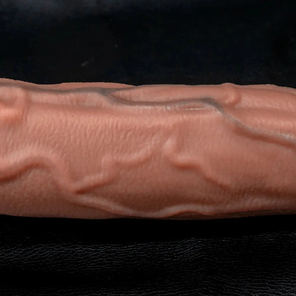 6.1in 7.87in 9.64in 11.41in 13.38in Strap on Real Foreskin Long Big Dildo