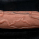 6.1in 7.87in 9.64in 11.41in 13.38in Strap on Real Foreskin Long Big Dildo