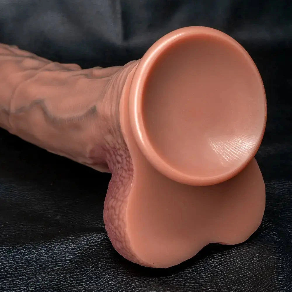 6.1in 7.87in 9.64in 11.41in 13.38in Strap on Real Foreskin Long Big Dildo