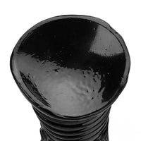 6.1in 8.46in 10.43in Fantasy Black Large Dildo Butt Plug For Fist Sex