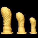 6.1in 8.46in 10.43in Soft Liquid Silicone Thick Fantasy Butt Plug Dildo