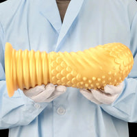 6.1in 8.46in 10.43in Soft Liquid Silicone Thick Fantasy Butt Plug Dildo
