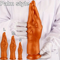 6.1in 8.46in 11.02in Realistic Arm Palm Shaped Dildo Silicone Fist Anal Plug