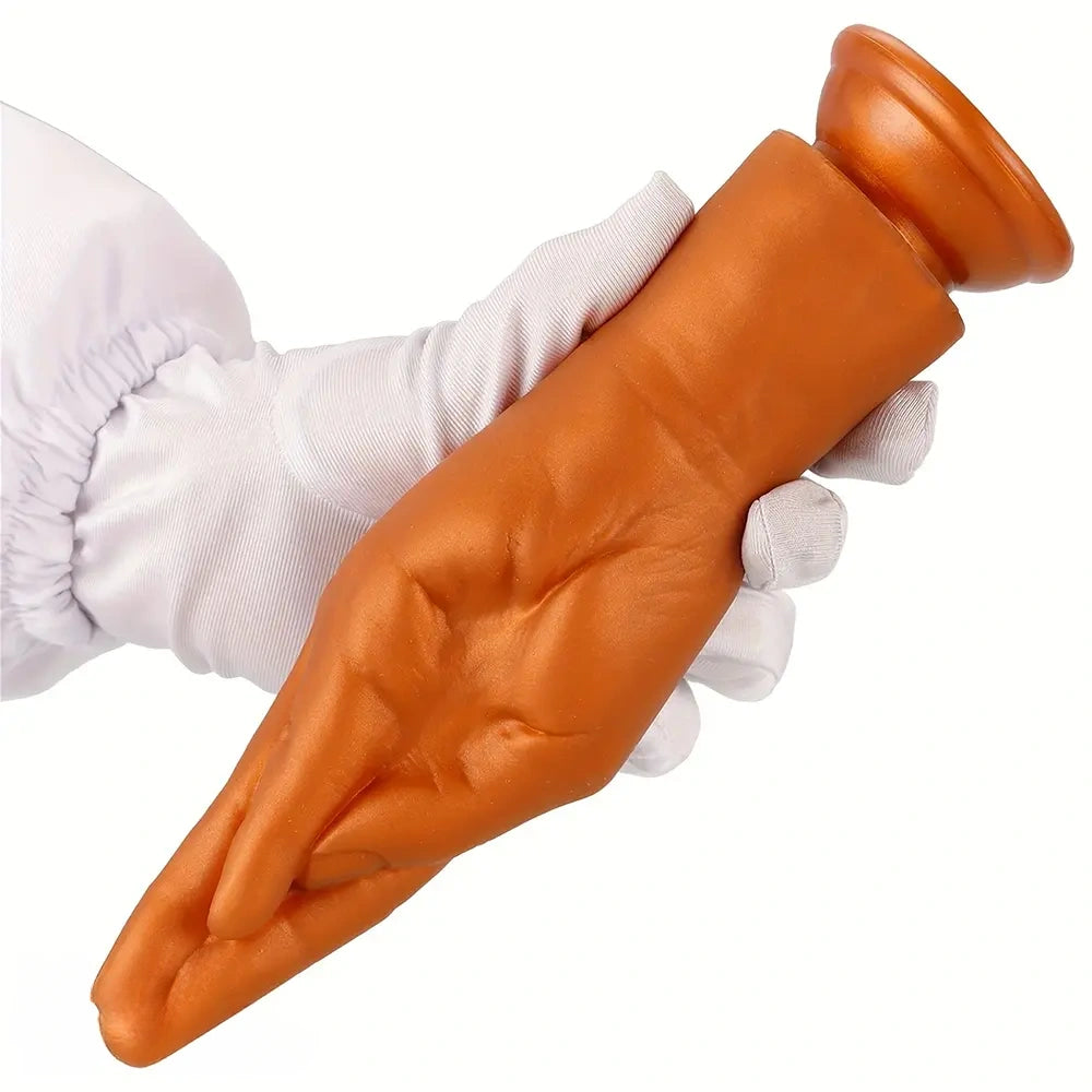 6.1in 8.46in 11.02in Realistic Arm Palm Shaped Dildo Silicone Fist Anal Plug