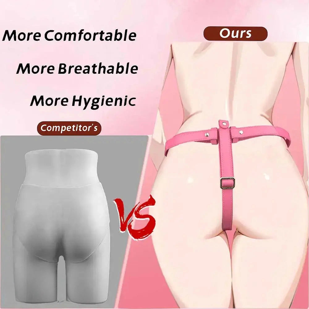 6.1in 8.46in Ultra-Stable Safe Strap on Dual Density Silicone Solid Dildo