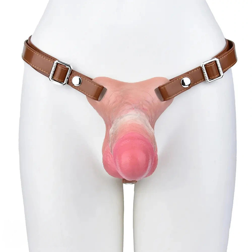 6.1in 8.46in Ultra-Stable Safe Strap on Dual Density Silicone Solid Dildo