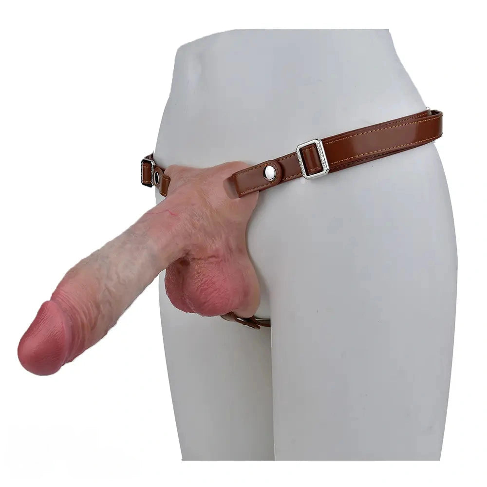 6.1in 8.46in Ultra-Stable Safe Strap on Dual Density Silicone Solid Dildo
