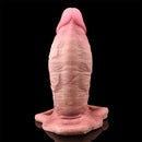 6.1in Lifelike Silicone Soft Strap on Penis Extender Cock Sleeve Dildo Toy