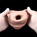 6.1in Lifelike Silicone Soft Strap on Penis Extender Cock Sleeve Dildo Toy