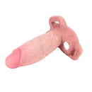 6.1in Lifelike Silicone Soft Strap on Penis Extender Cock Sleeve Dildo Toy