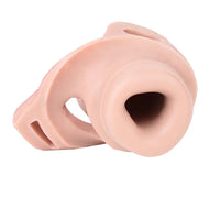 6.1in Lifelike Silicone Soft Strap on Penis Extender Cock Sleeve Dildo Toy