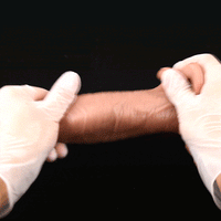 6.1in Lifelike Silicone Soft Strap on Penis Extender Cock Sleeve Dildo Toy