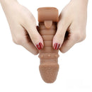6.1in Male Penis Sleeve Silicone Penis Extender Vibration Sex Toy