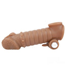 6.1in Male Penis Sleeve Silicone Penis Extender Vibration Sex Toy