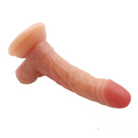 6.1in Realistic Dildo Soft Bendable Silicone Sex Toy For Female