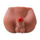 6.1in Realistic Veins Vibrating Thrusting Torso Dildo Real Skin Auto Sex Torso