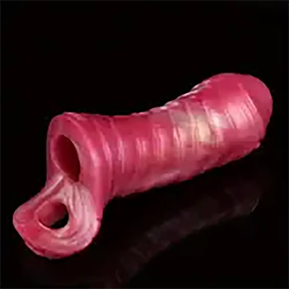 6.1in Silicone Soft Dildo Sleeve Penis Extender Reusable Penis Sleeve