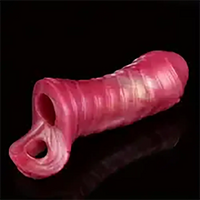 6.1in Silicone Soft Dildo Sleeve Penis Extender Reusable Penis Sleeve