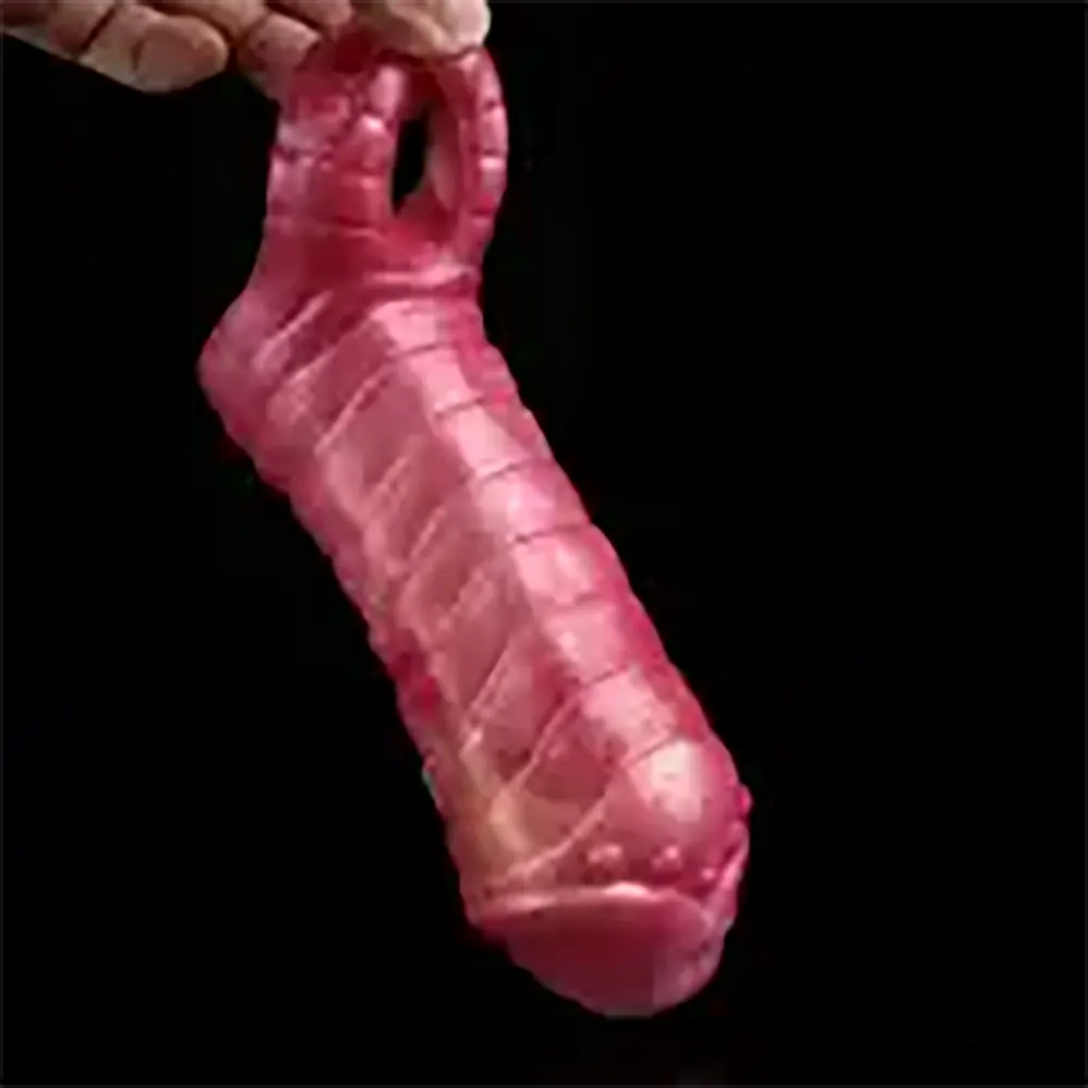 6.1in Silicone Soft Dildo Sleeve Penis Extender Reusable Penis Sleeve