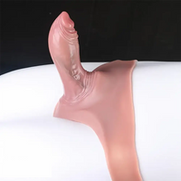 6.1in Silicone Wearable Hollow Dildo Panty With Briefs Adult Sex Toy