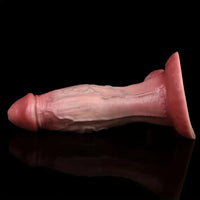 6.1in Thick Liquid Dual Density Silicone Masturbation Penis Vaginal Dildo