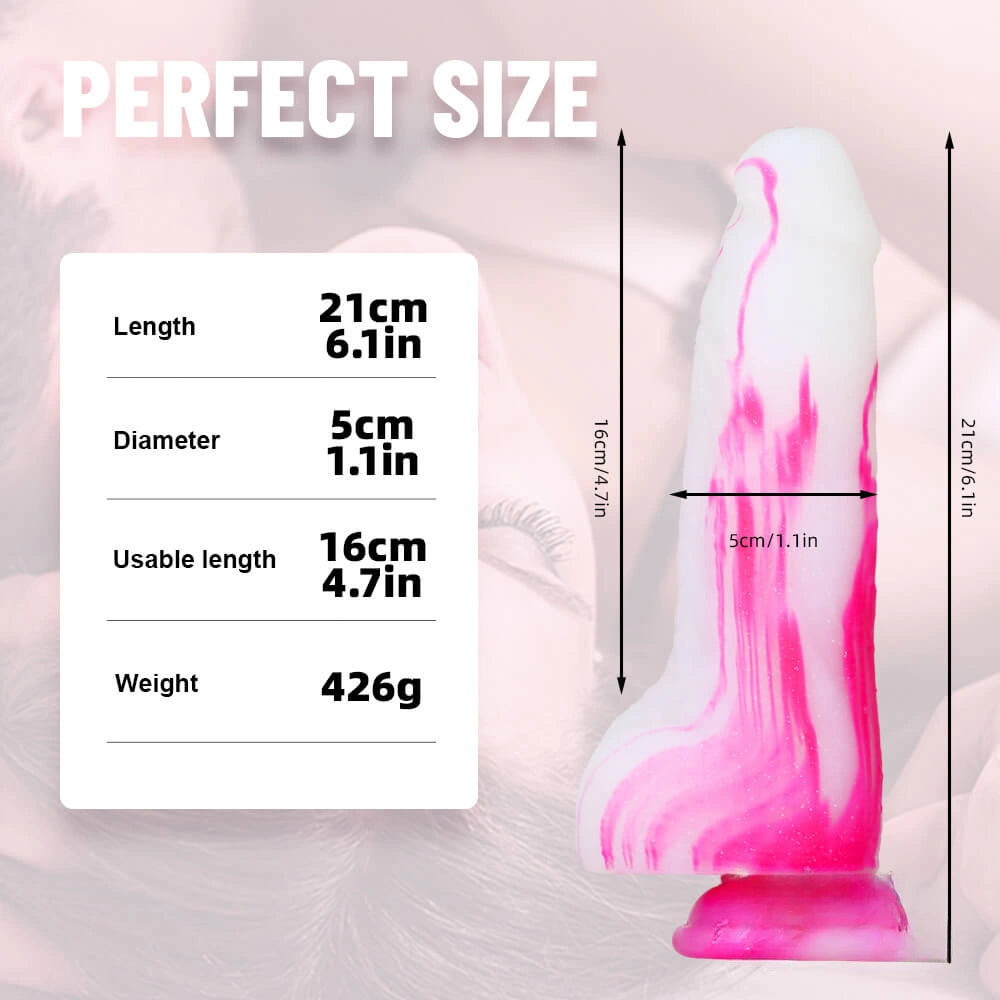 6.1in Thick Odd Fantasy Dildo For Anus Vagina Masturbation Love