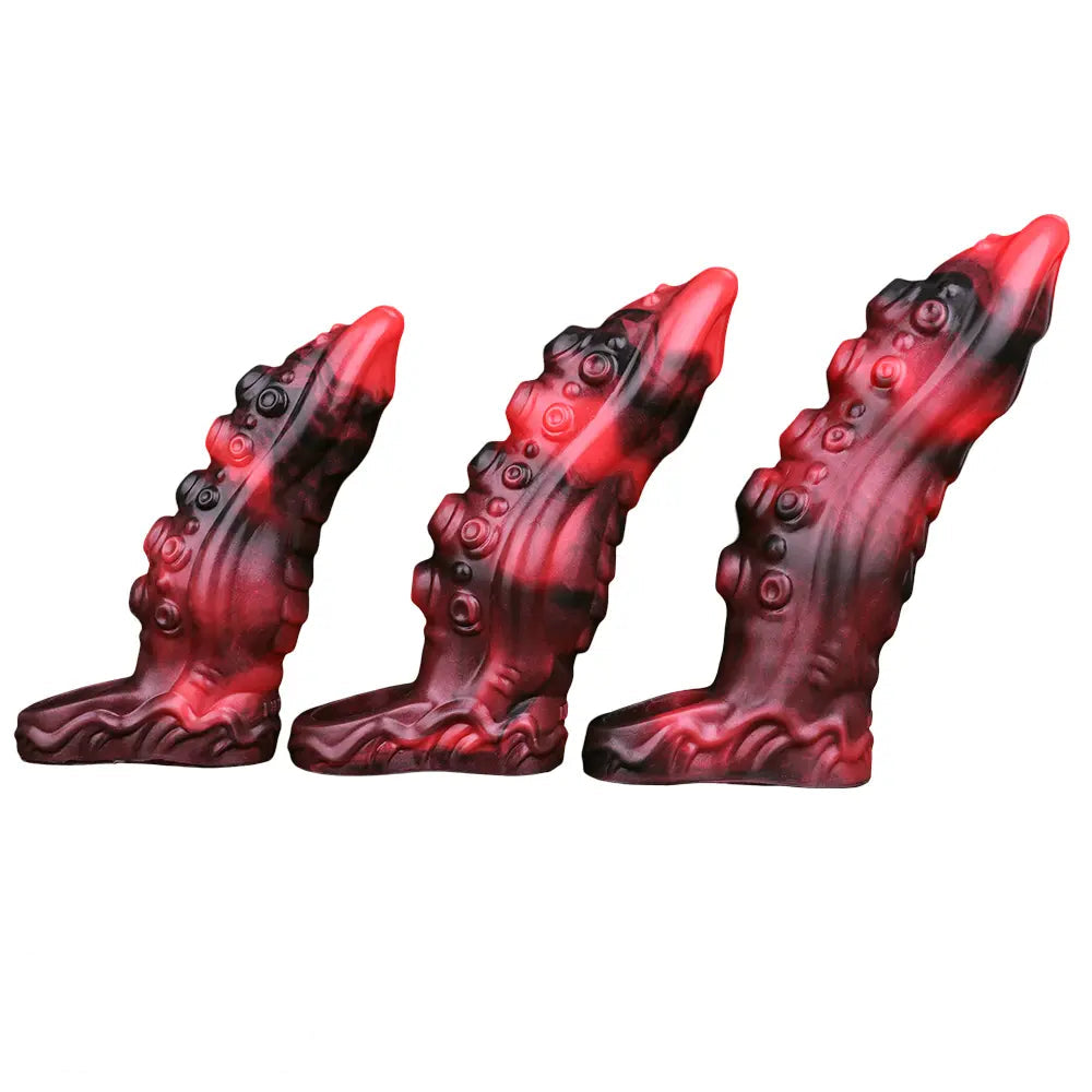 6.22in 7.01in 7.95in Tentacle Animal Penis Soft Dildo Sleeve Cock Extender