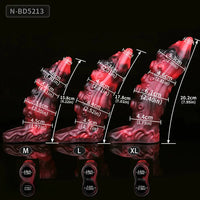6.22in 7.01in 7.95in Tentacle Animal Penis Soft Dildo Sleeve Cock Extender