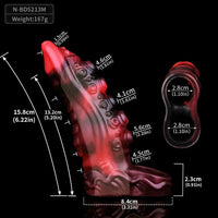 6.22in 7.01in 7.95in Tentacle Animal Penis Soft Dildo Sleeve Cock Extender