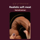 6.22in 7.48in 8.66in Silicone Soft Uncut Meat Dildo For G-spot Stimulator