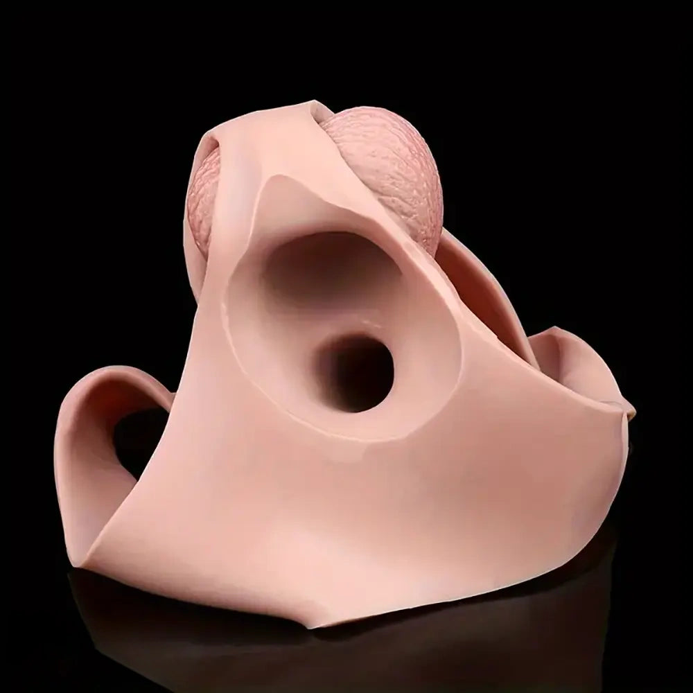 6.22in Realistic Silicone Wearable Strap-On Dildo Sleeve Panties