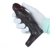 6.22in Silicone Realistic Cock Ring Dildo Sleeve Soft Male Penis Sleeve