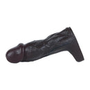 6.22in Silicone Realistic Cock Ring Dildo Sleeve Soft Male Penis Sleeve