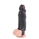 6.22in Silicone Realistic Cock Ring Dildo Sleeve Soft Male Penis Sleeve