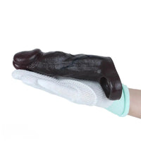 6.22in Silicone Realistic Cock Ring Dildo Sleeve Soft Male Penis Sleeve