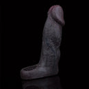 6.22in Silicone Realistic Cock Ring Dildo Sleeve Soft Male Penis Sleeve