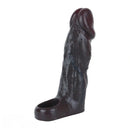 6.22in Silicone Realistic Cock Ring Dildo Sleeve Soft Male Penis Sleeve