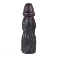 6.22in Silicone Realistic Cock Ring Dildo Sleeve Soft Male Penis Sleeve
