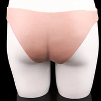 6.22in Silicone Soft Elastic Harness Strap-On Dildo Panties Dildo